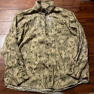 Vintage Woolrich camo button down